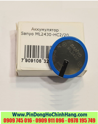 Sanyo ML2430; Pin sạc 3V lithium 